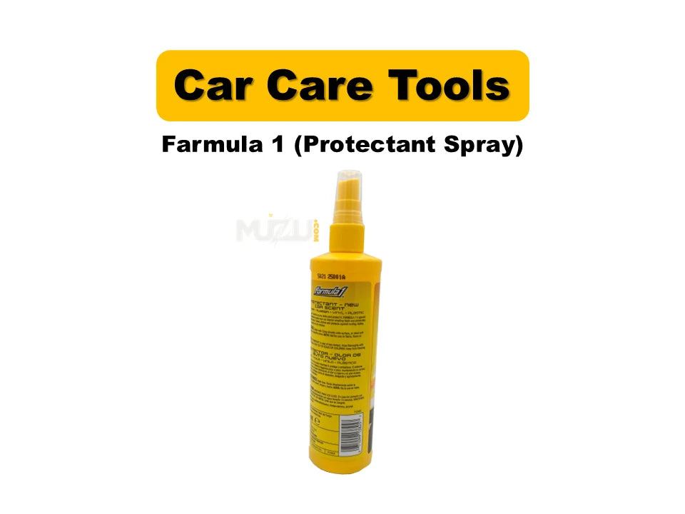 Formula 1 Protectant Spray – Dashboard & Interior Polish with UV Protection (Genuine Quality)