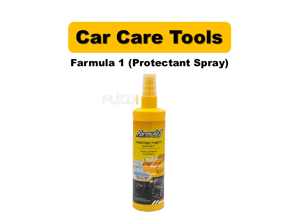 Formula 1 Protectant Spray – Dashboard & Interior Polish with UV Protection (Genuine Quality)