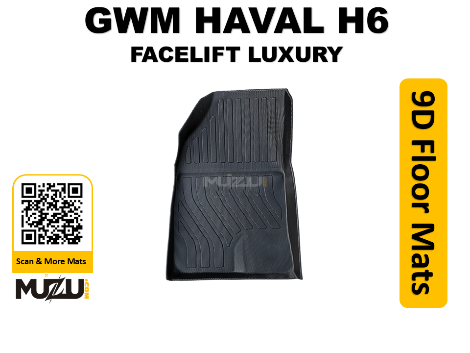 GWM Haval H6 Facelift 2025 9D TPE Plastic Heavy Duty Floor Mats – Luxury  HEV  PHEV