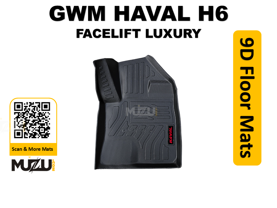 GWM Haval H6 Facelift 2025 9D TPE Plastic Heavy Duty Floor Mats – Luxury  HEV  PHEV