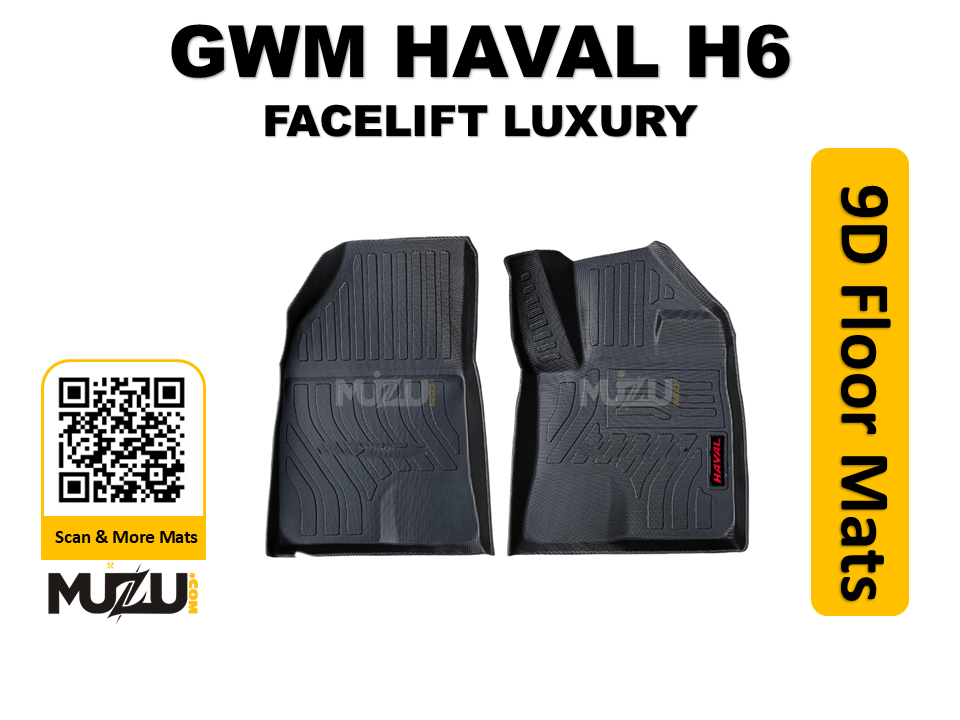 GWM Haval H6 Facelift 2025 9D TPE Plastic Heavy Duty Floor Mats – Luxury  HEV  PHEV