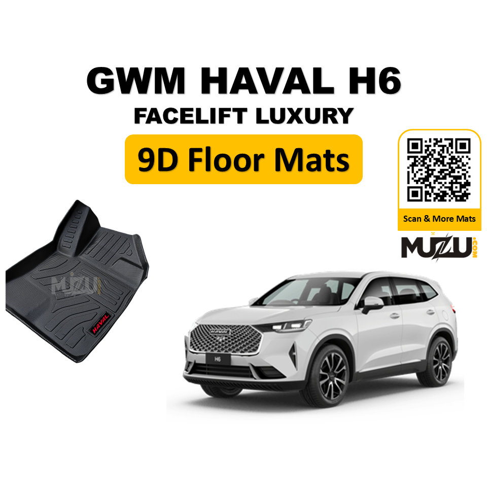 GWM Haval H6 Facelift 2025 9D TPE Plastic Heavy Duty Floor Mats – Luxury  HEV  PHEV