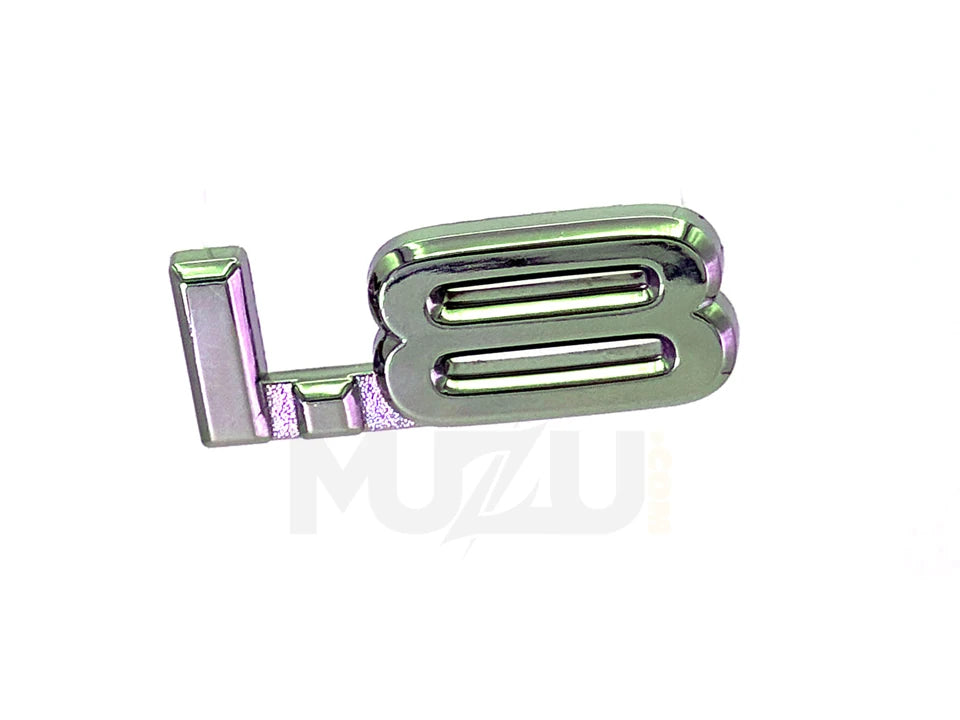 Genuine 1.8 Car Monogram – Chrome Emblem Badge