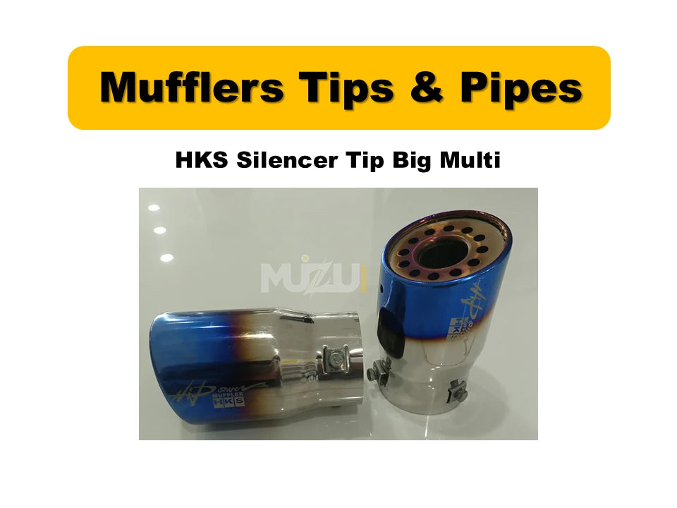 HKS Big Silencer Tip – Multi-Size Universal Exhaust Tip (High-Performance)