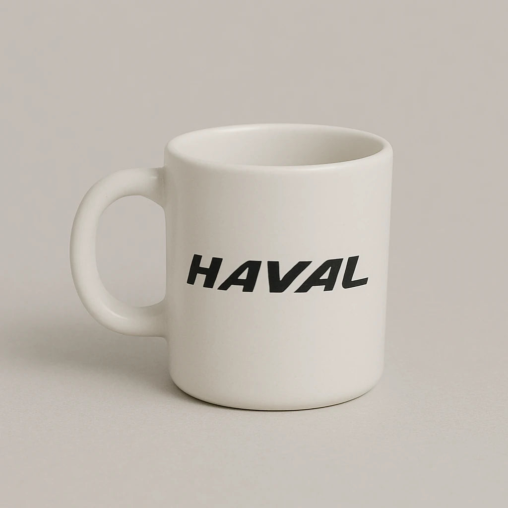 Haval Logo Mug – Premium White Ceramic Coffee Cup for SUV Lovers