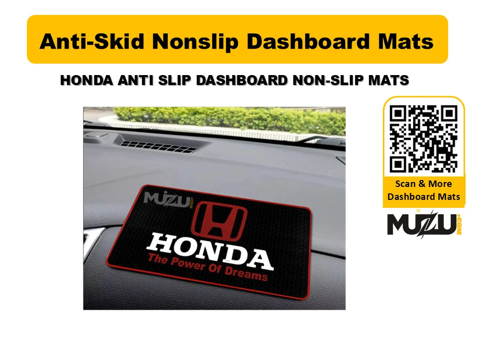 Honda Anti-Slip Dashboard Mats – Nonslip Car Interior Accessory