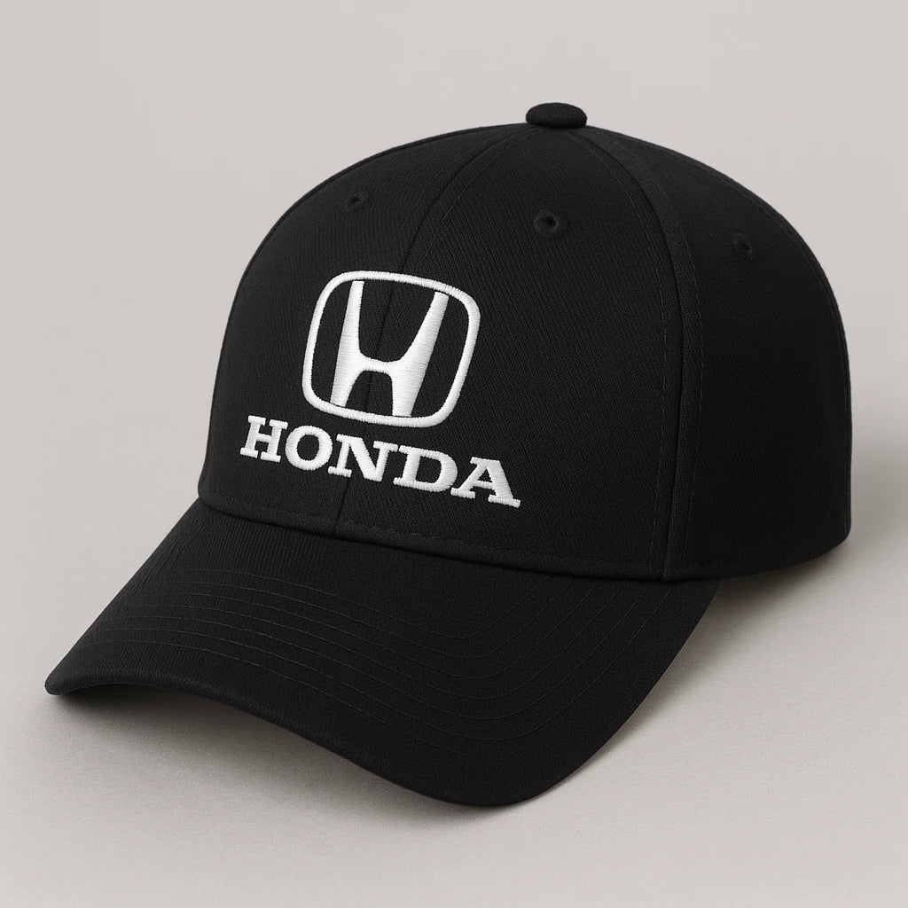 Honda Branded Cap – Black Car Logo Hat