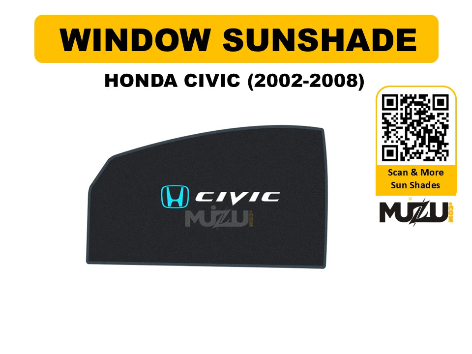 Honda Civic 2002β2008 Window Sunshade
