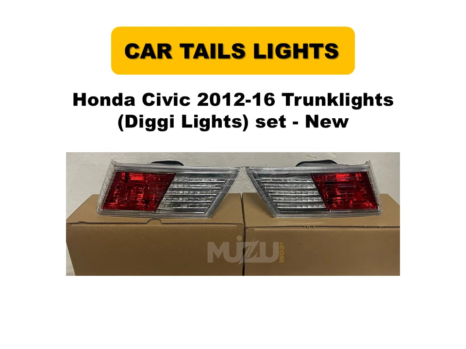 Honda Civic 2012-2016 Trunk Lights (Diggi Lights) Set – Genuine New Replacement
