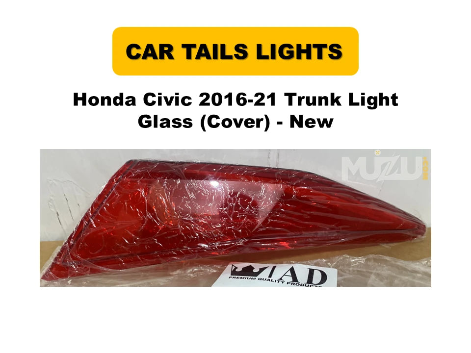 Honda Civic 2016-2021 Trunk Light Glass – Tail Light Cover (New)