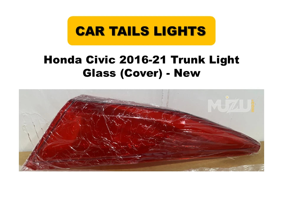 Honda Civic 2016-2021 Trunk Light Glass – Tail Light Cover (New)