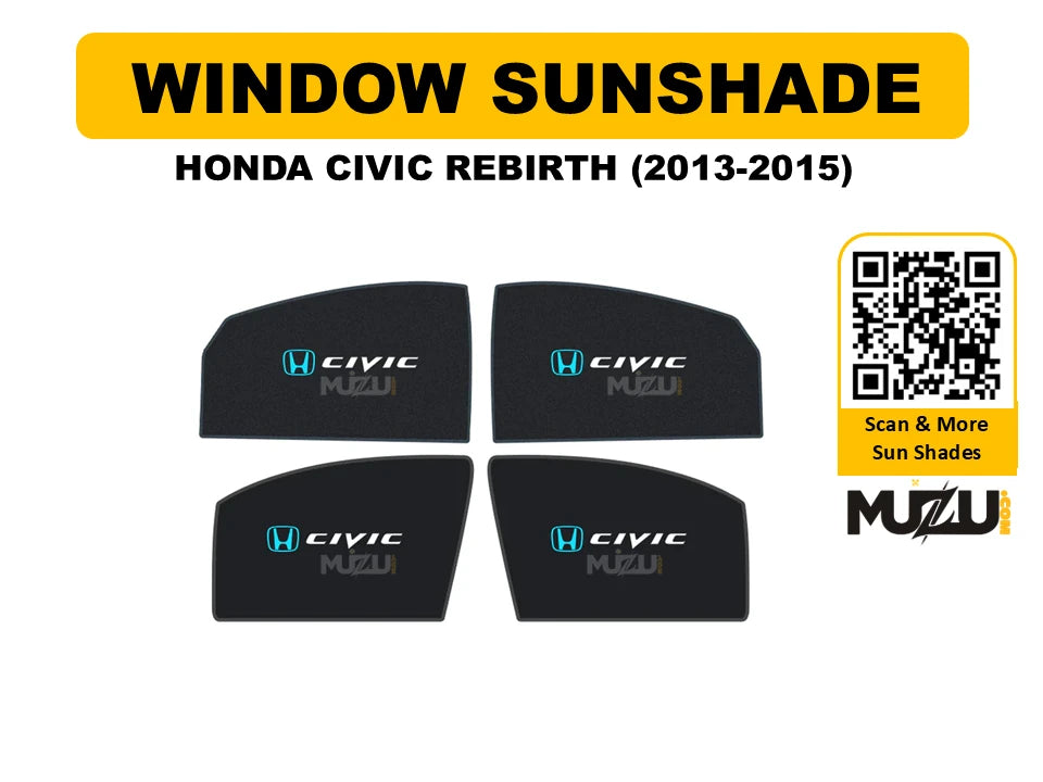 Honda Civic Rebirth (2013β2015) Window Sunshade