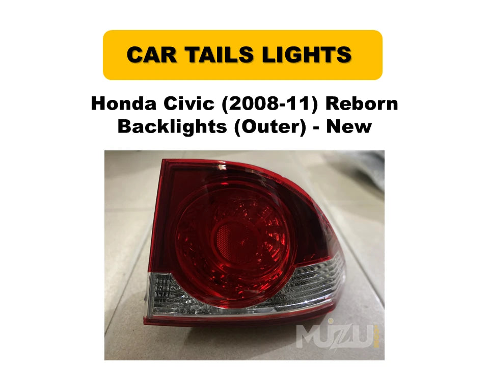 Honda Civic Reborn 2008-2011 Backlights (Outer) – Tail Light Replacement (New)
