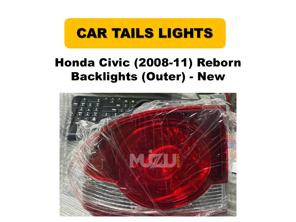 Honda Civic Reborn 2008-2011 Backlights (Outer) – Tail Light Replacement (New)
