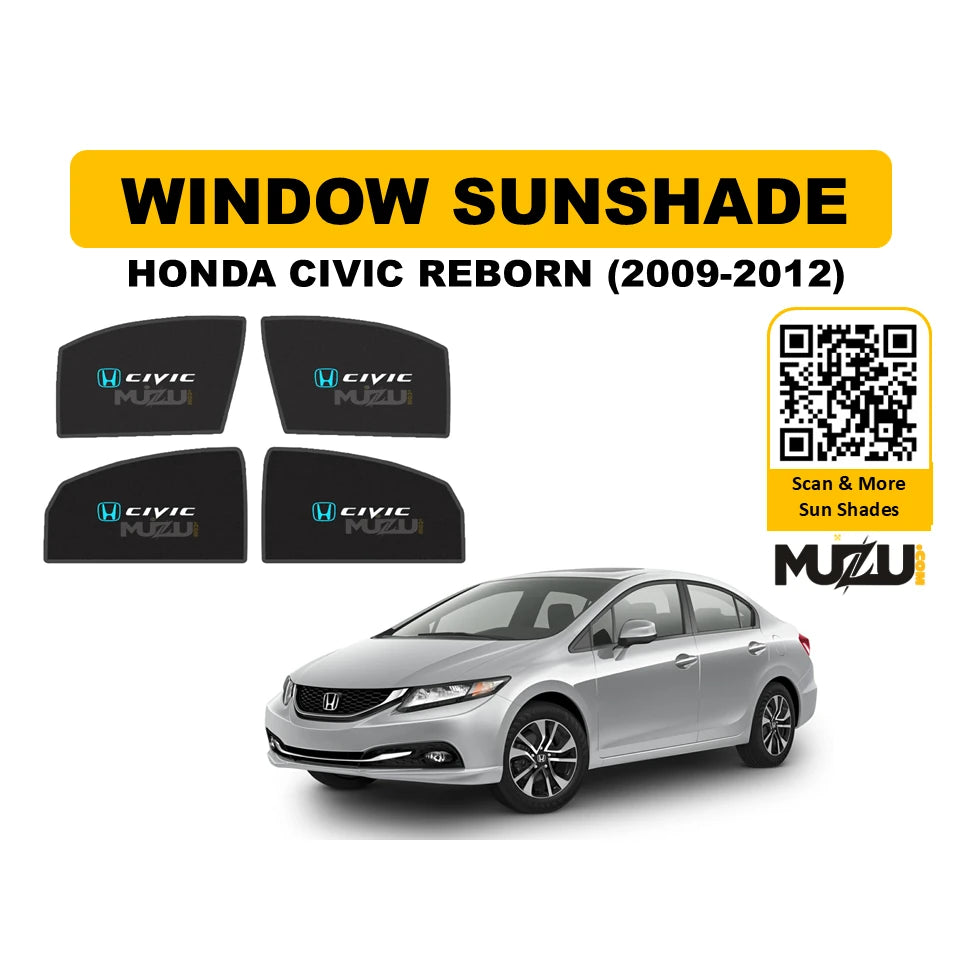Honda Civic Reborn 2009–2012 Window Sunshade