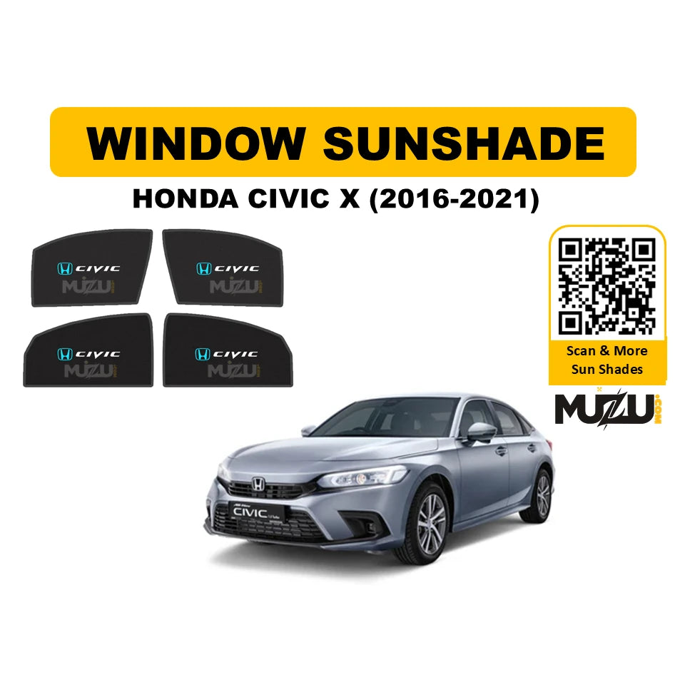 Honda Civic X 2016–2021 Window Sunshade
