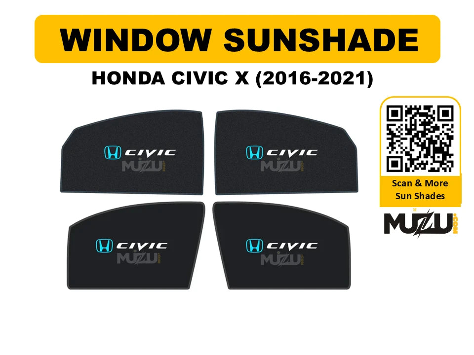 Honda Civic X 2016–2021 Window Sunshade