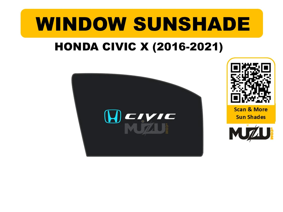 Honda Civic X 2016–2021 Window Sunshade