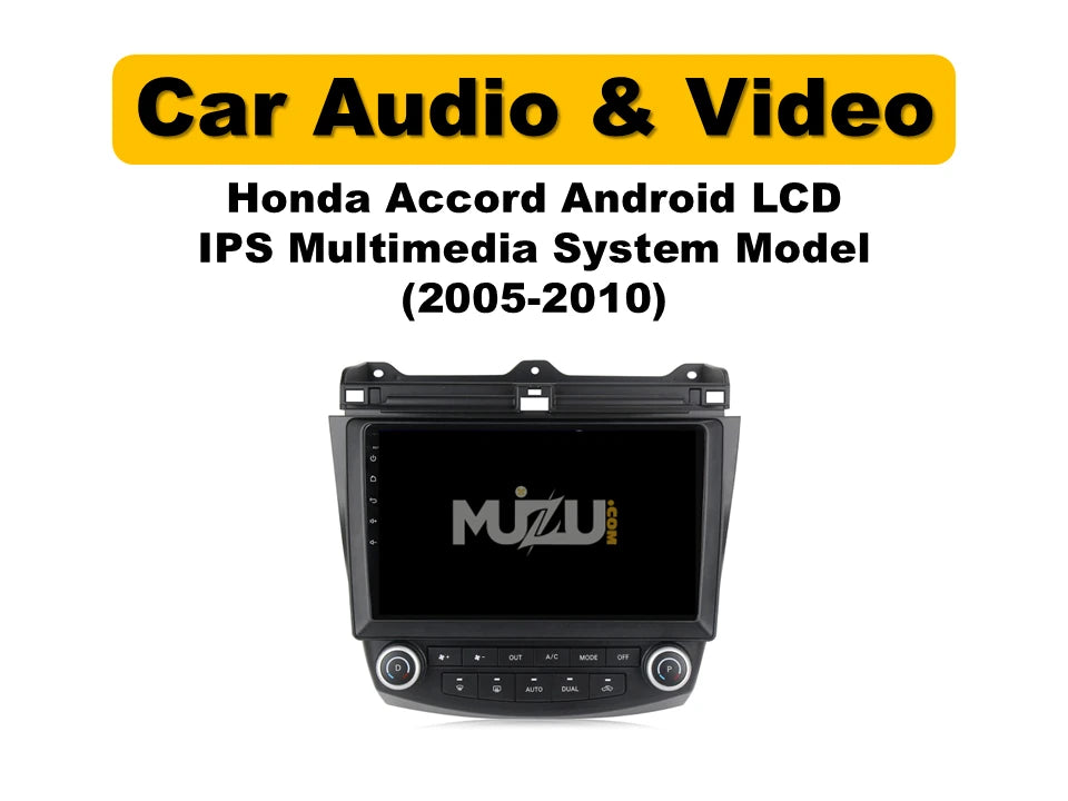 Honda Accord Android LCD Panel 2005–2010 | IPS Touchscreen Multimedia System