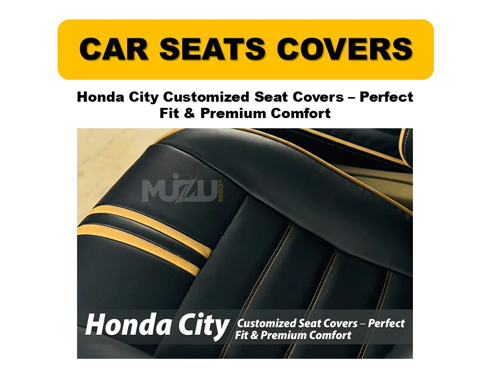 Honda City Customized Seat Covers – Perfect Fit, Premium Comfort & Protection