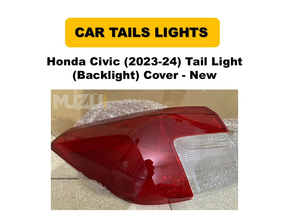 Honda Civic 2023-2024 Tail Light Cover – Backlight Replacement (New)