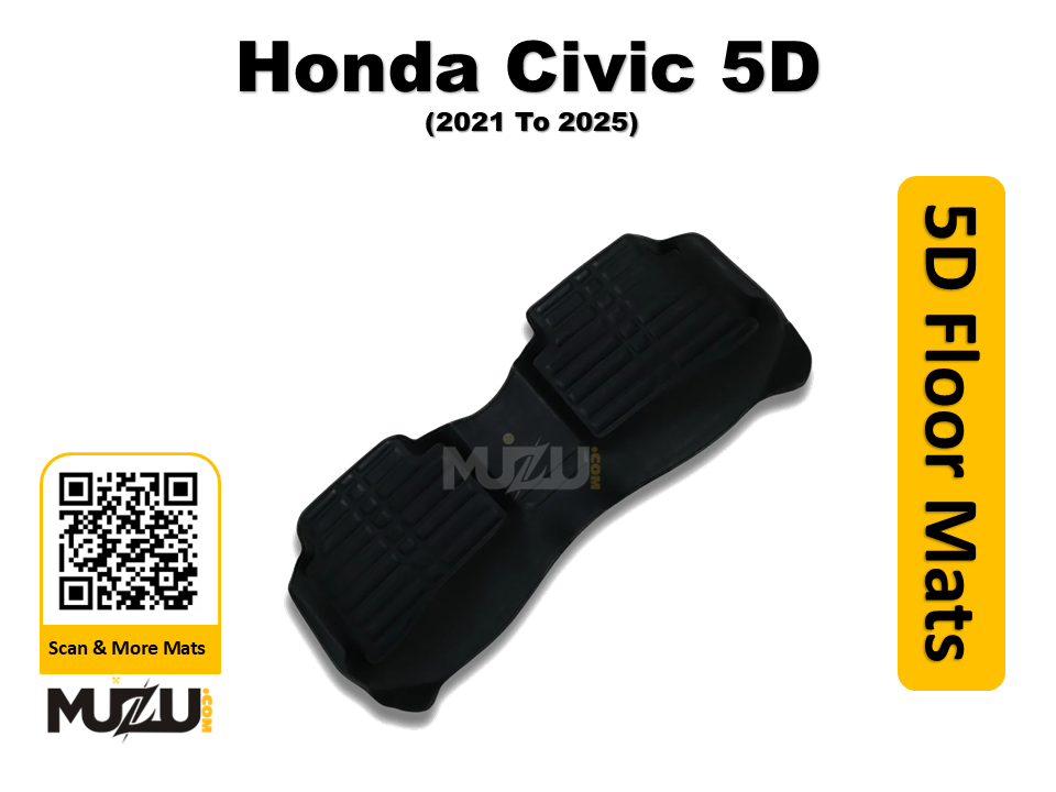 Honda Civic 5D Car Floor Mats (2021–2025) – Premium Custom Fit