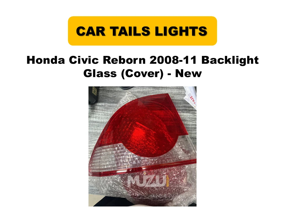 Honda Civic Reborn 2008-2011 Backlight Glass – Tail Light Cover (New)