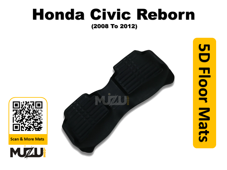 Honda Civic Reborn 5D Car Floor Mats (2008–2012) – Luxury Custom Fit