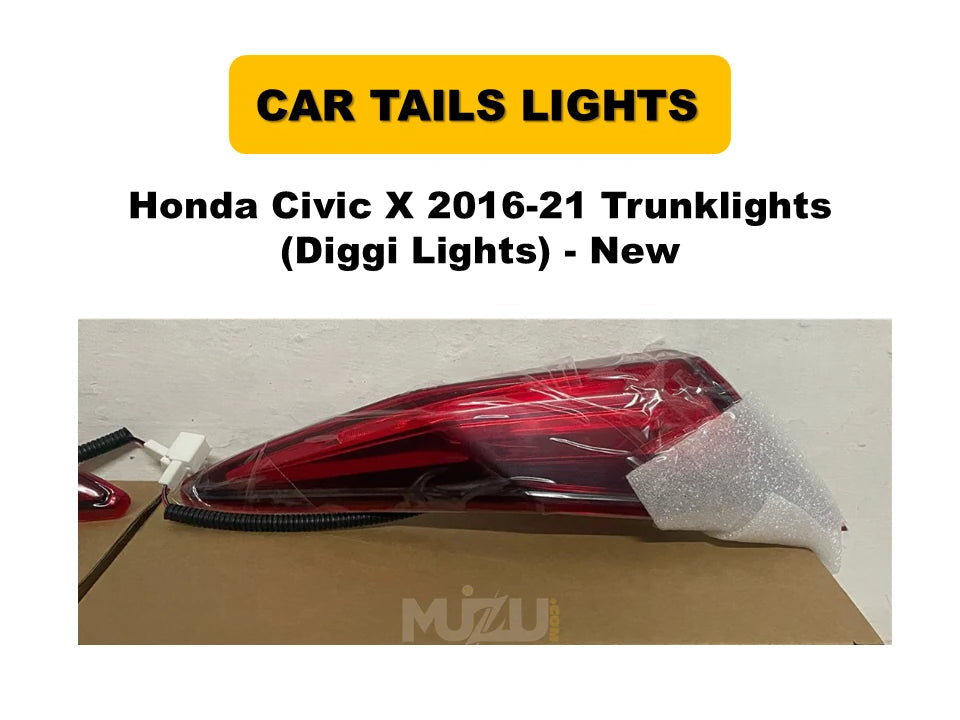 Honda Civic X 2016-2021 Trunk Lights – Diggi Light Replacement (New)