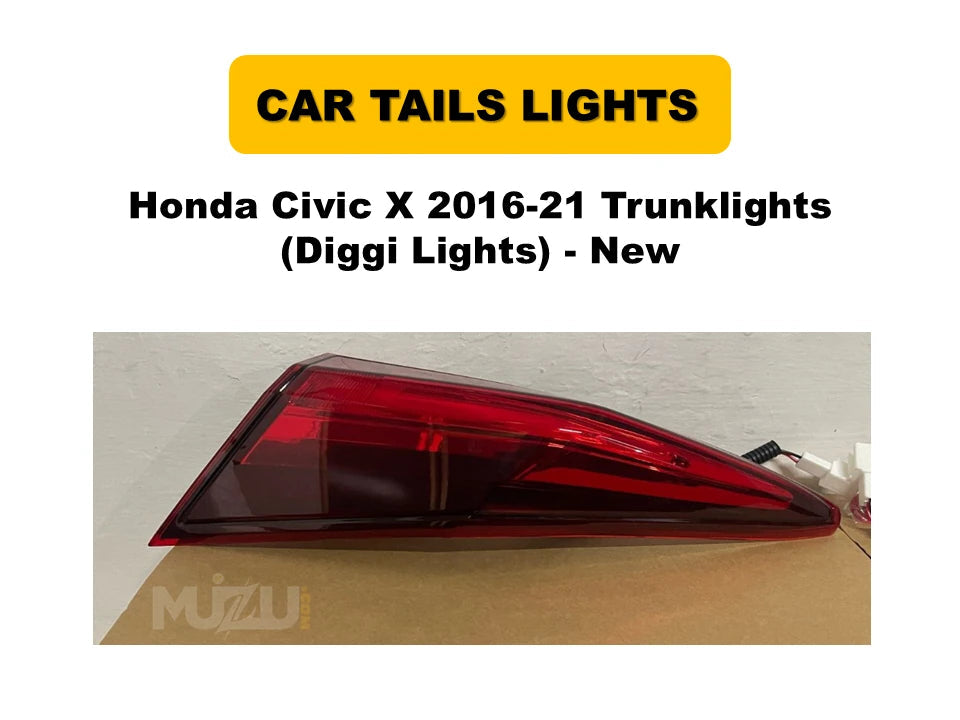 Honda Civic X 2016-2021 Trunk Lights – Diggi Light Replacement (New)