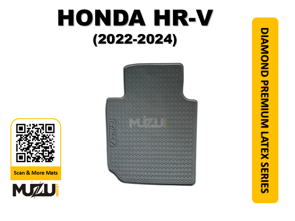 Honda HR-V 2022–2024 Premium PVC Latex Car Floor Mats – Custom Fit