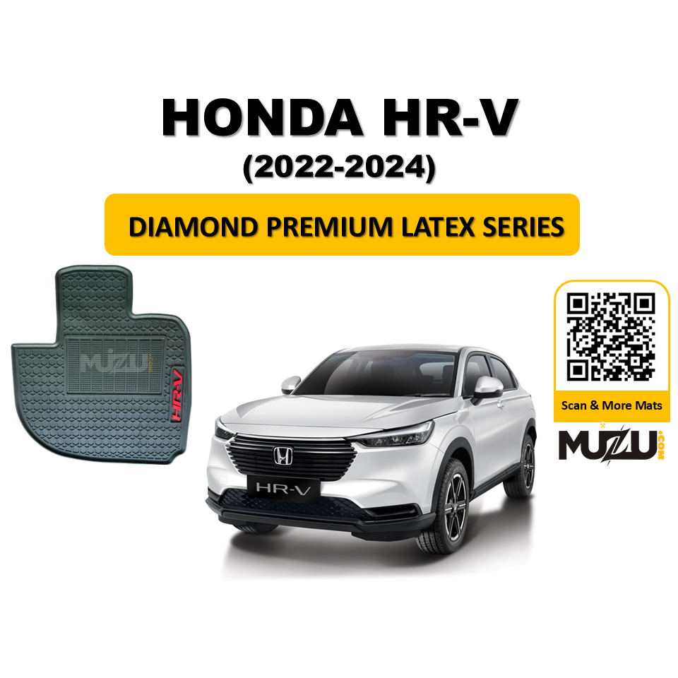 Honda HR-V 2022–2024 Premium PVC Latex Car Floor Mats – Custom Fit