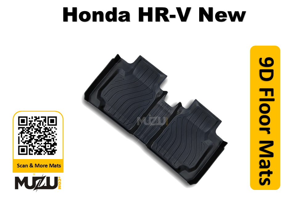 Honda HR-V 9D Plastic Car Floor Mats (2021–2025) – Luxury TPE Custom Fit