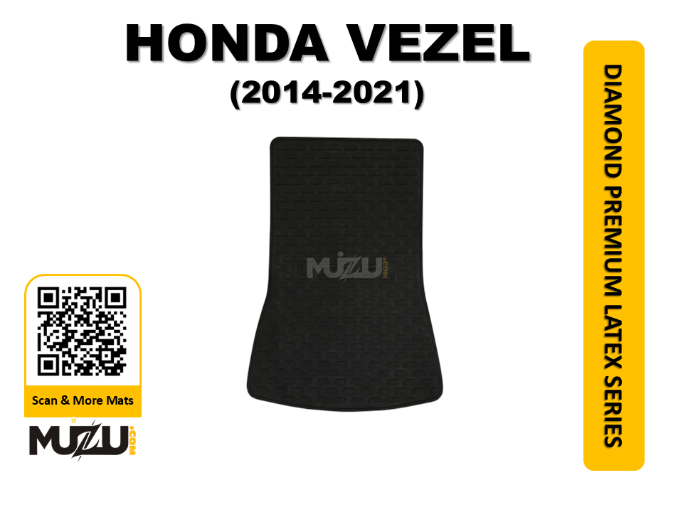 Honda Vezel Latex Rubber Car Floor Mats (2014–2021) – Durable All-Weather Protection