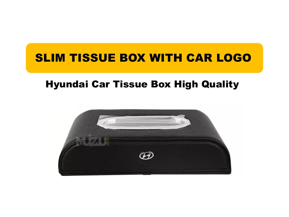 Hyundai Car Logo Tissue Box – Premium Quality, Stylish & Durable Car Accessory