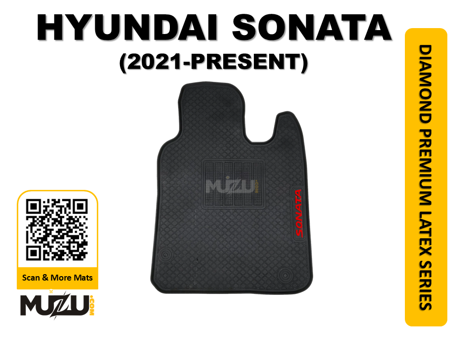 Hyundai Sonata 2021–Present Diamond Premium Latex Car Mats Luxury 5D Protection