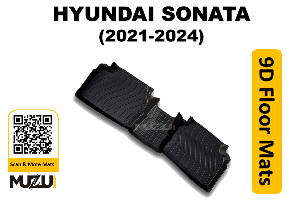 Hyundai Sonata 9D TPE Plastic Car Floor Mats (2021–2024) – Heavy Duty Custom Fit