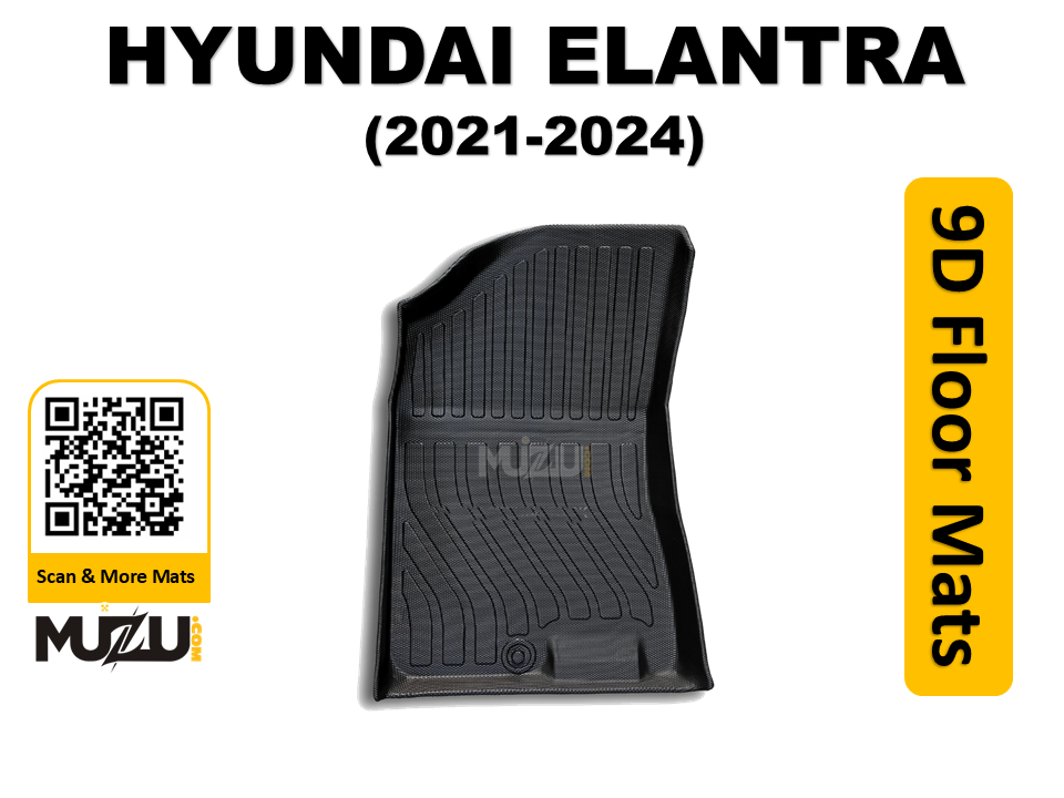 Hyundai Sonata 9D TPE Plastic Car Floor Mats (2021–2024) – Heavy Duty Custom Fit