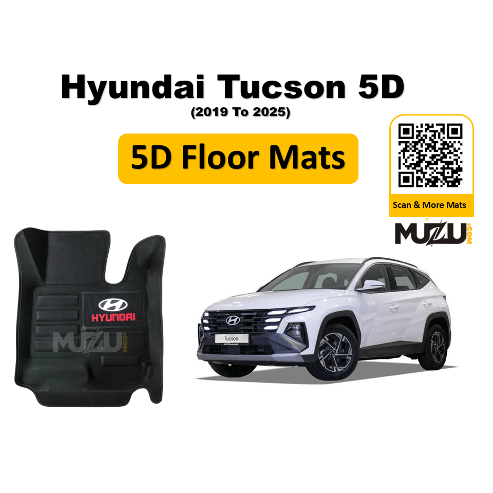 Hyundai Tucson 5D Car Floor Mats (2019–2025) – Premium Custom Fit