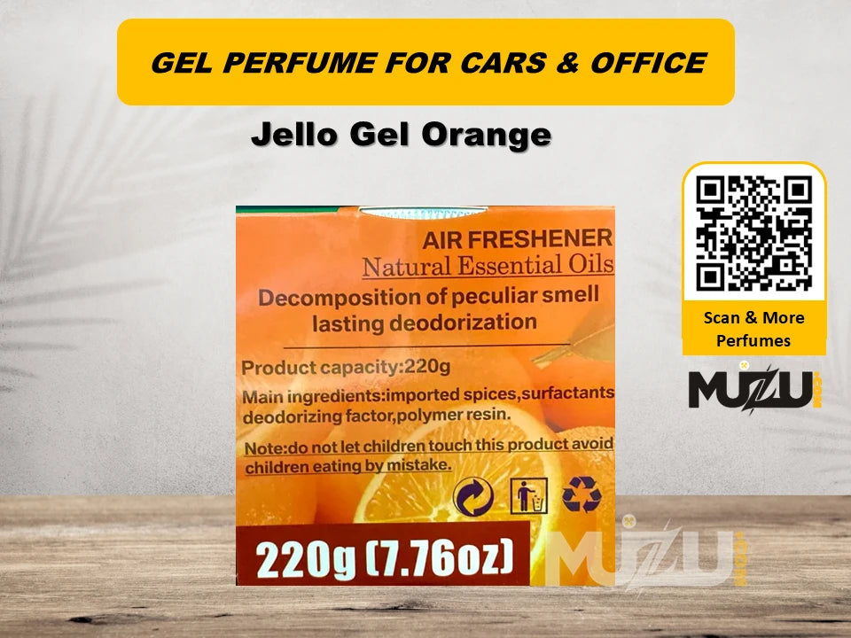 Jello Gel Orange β Car & Office Gel Perfume
