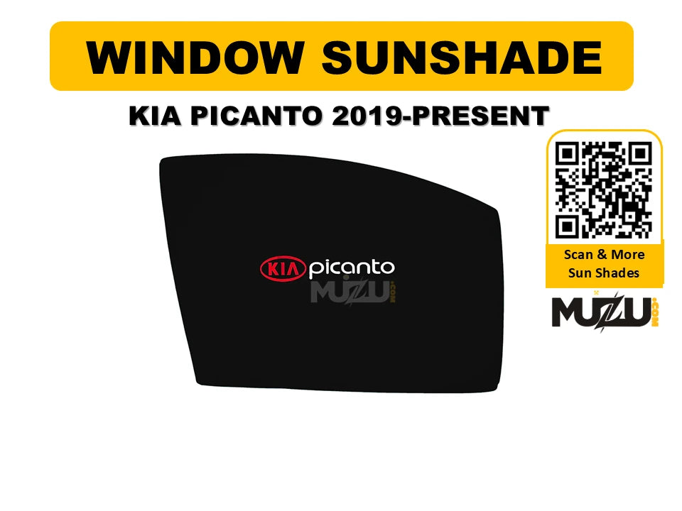 KIA Picanto (2019–Present) Window Sunshade