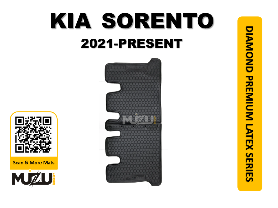 KIA Sorento Premium Latex PVC Car Floor Mats (2021–Present) – Custom Fit