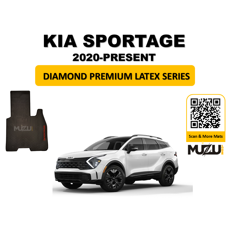 KIA Sportage Latex Rubber Car Floor Mats (2020–Present) – Durable All-Weather Protection