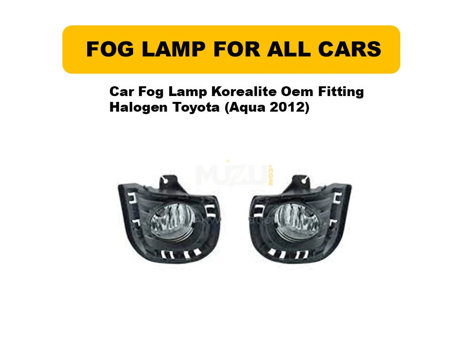Korealite OEM Fog Lamps Toyota Aqua 2012 – Halogen KL-7881