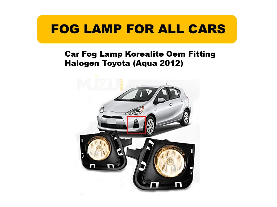 Korealite OEM Fog Lamps Toyota Aqua 2012 – Halogen KL-7881