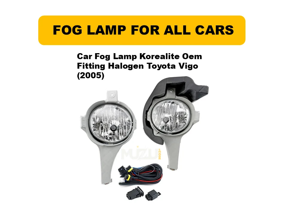 Korealite OEM Fog Lamps Toyota Vigo 2005 – Halogen KL-7879