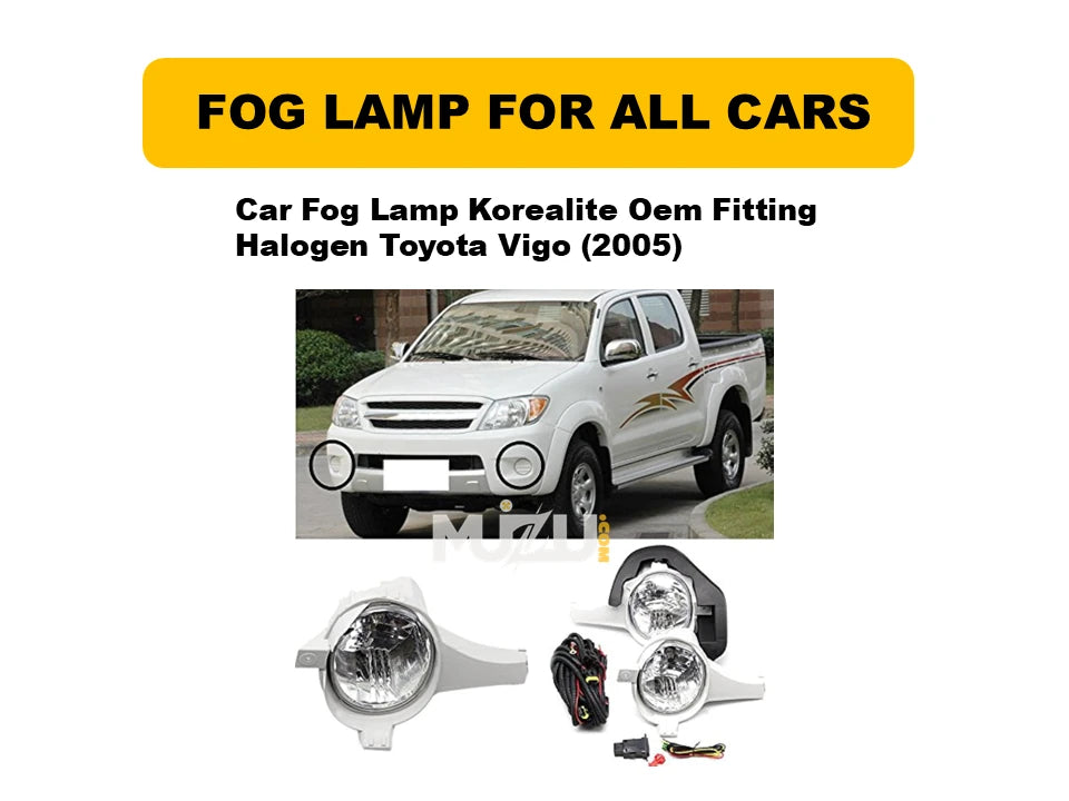 Korealite OEM Fog Lamps Toyota Vigo 2005 – Halogen KL-7879