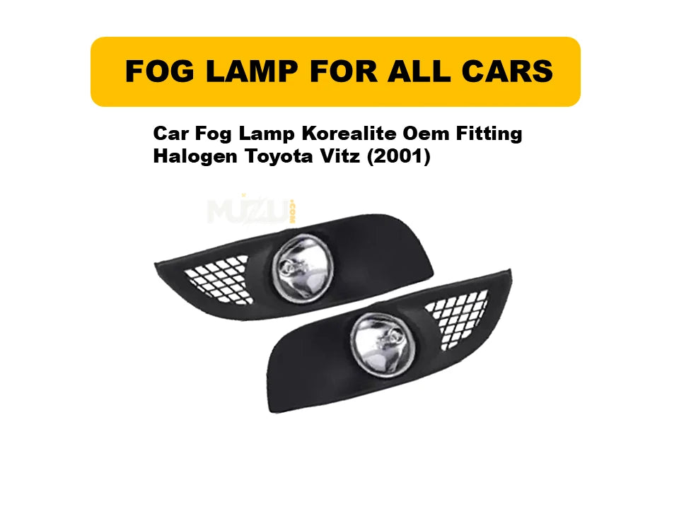 Korealite OEM Fog Lamps Toyota Vitz 2001 – Halogen KL-7882