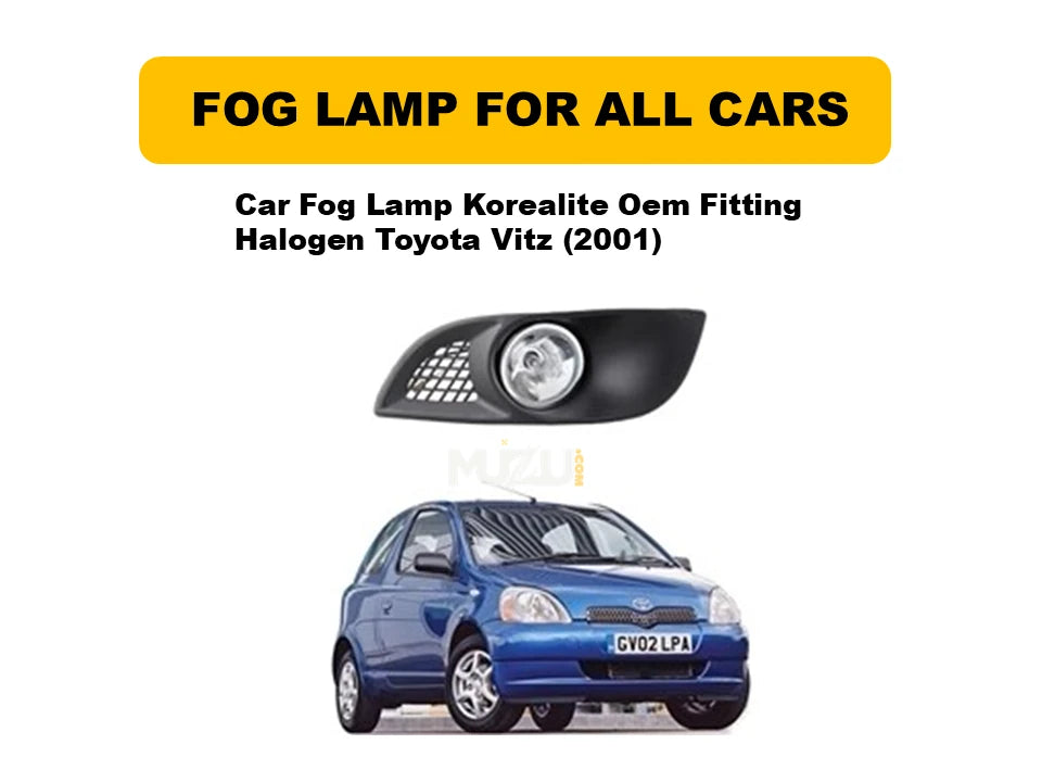 Korealite OEM Fog Lamps Toyota Vitz 2001 – Halogen KL-7882