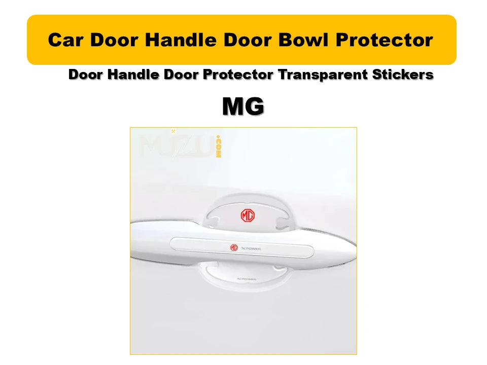 MG Door Handle Protector – Premium Scratch Guard & Durable Car Accessory